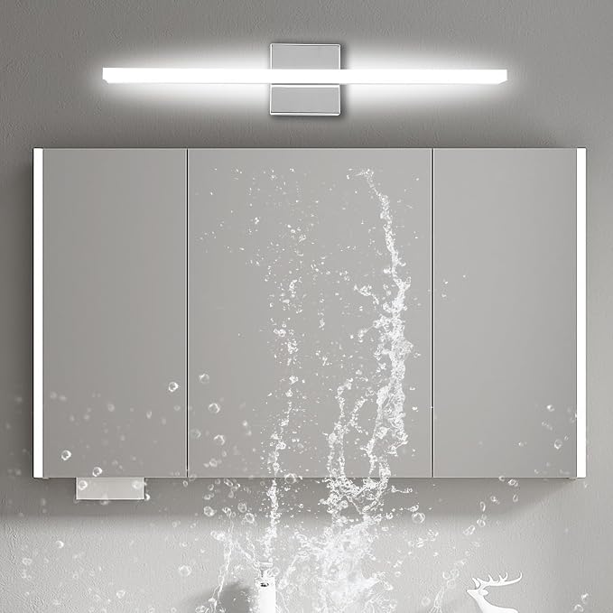 LED Bathroom Vanity Light 16in 3 Color Temperature Over Mirror Lighting Fixture - Image 6