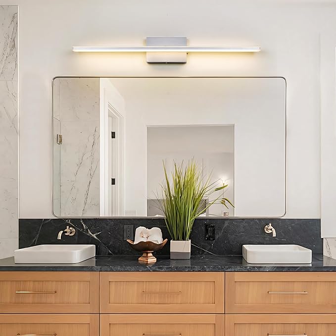 LED Brushed Nickel Vanity Light - Image 2