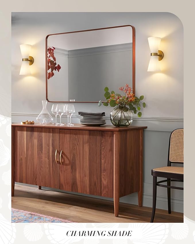 Modern Wall Sconce Set of 2, HWH 2-Light Up Down Wall Light Indoor Vanity Wall - Image 7