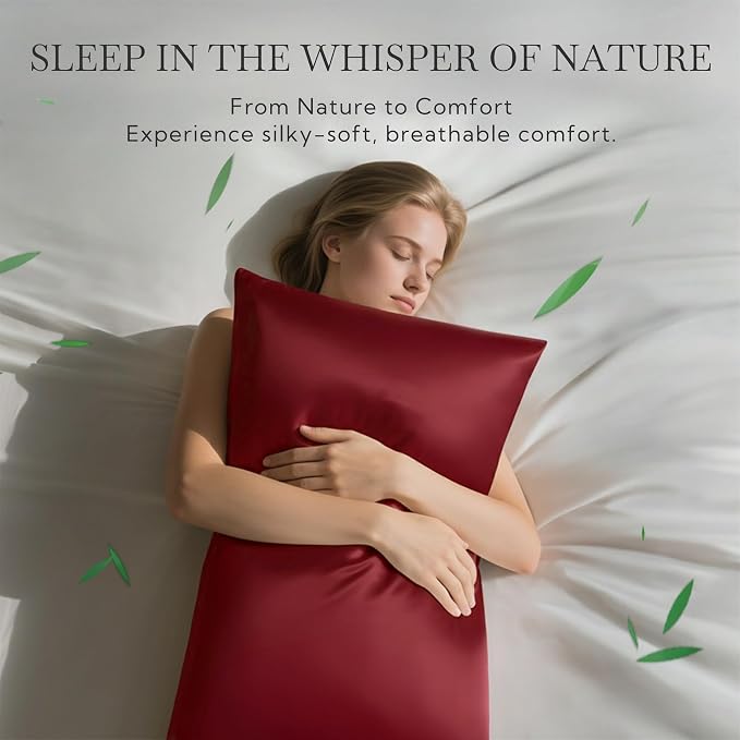 MR&HM Standard Pillow Cases Set of 2, Cooling Pillow Case - Image 2