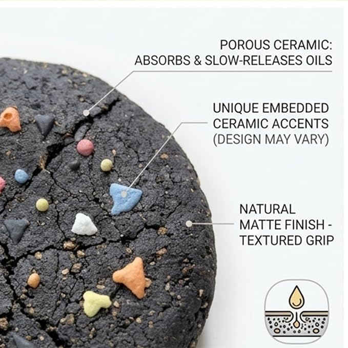 Handmade Ceramic Cookie Shape Passive Diffuser - Image 2
