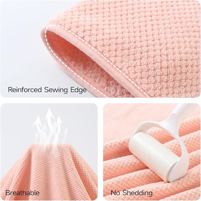 REDKISS Pack of 2 Jumbo Bath Sheets, 40 x 80 Inches Microfiber Bath Towels - Image 6