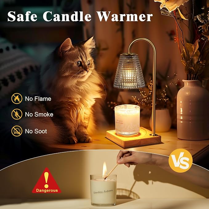 Hong-in Black and Gold Candle Warmer Lamp - Image 3