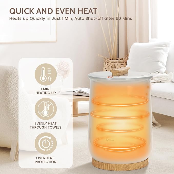 Towel Warmers for Bathroom, Bucket-Style Towel Warmer - Image 2