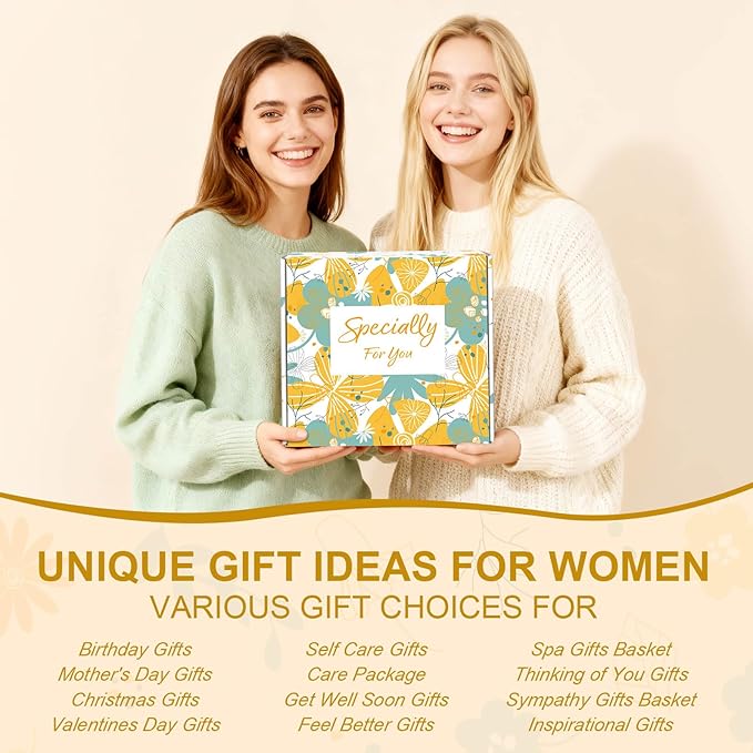 Self Care Gifts for Women Gift Baskets，Sending Sunshine Thinking of You Care - Image 4