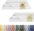 Linen Home 100% Cotton Percale Sheet Set Pack of 2, King Size, Deep Pocket by LINENHOME