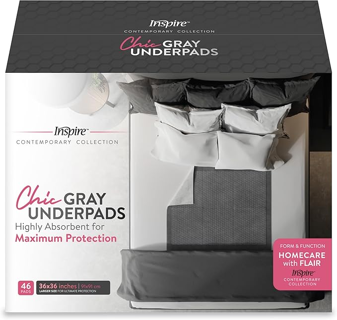 Inspire Extra Large Super Absorbent Disposable Bed Pads by Inspire