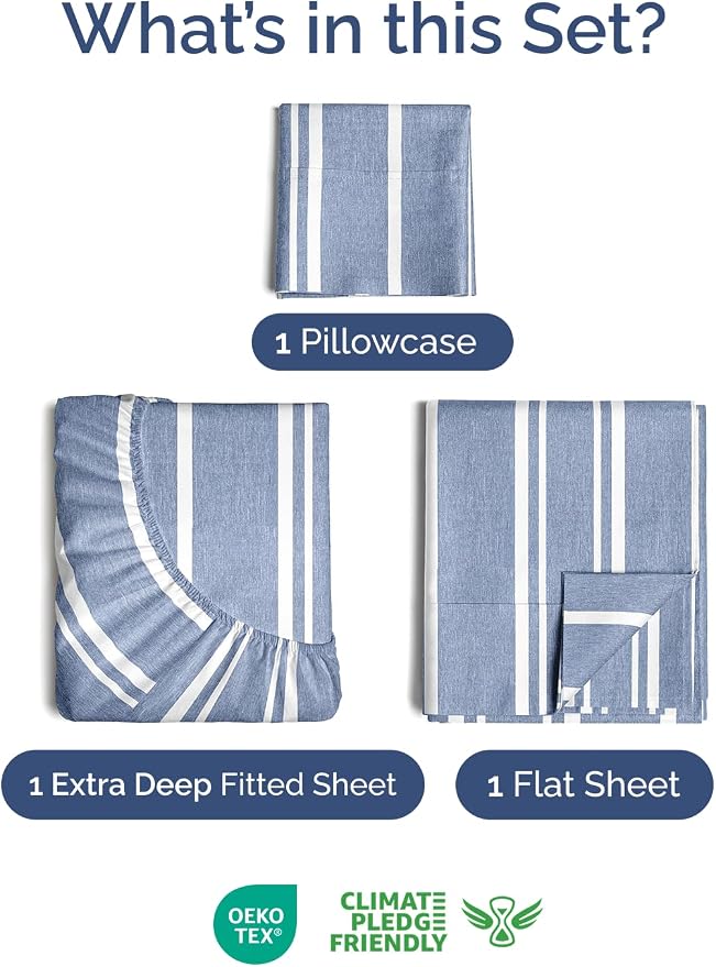 Extra Deep Twin Sheet Set - Image 2