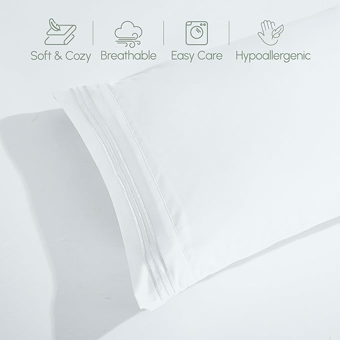 Elegant Comfort Luxurious 1500 Premium Hotel Quality Microfiber Three Line - Image 5