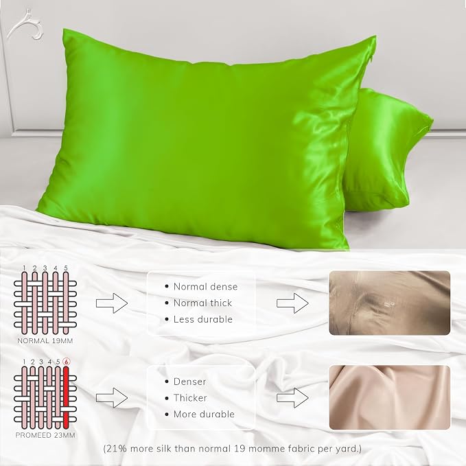 PROMEED 23 Momme Silk Pillowcase 2 Pack - Image 4