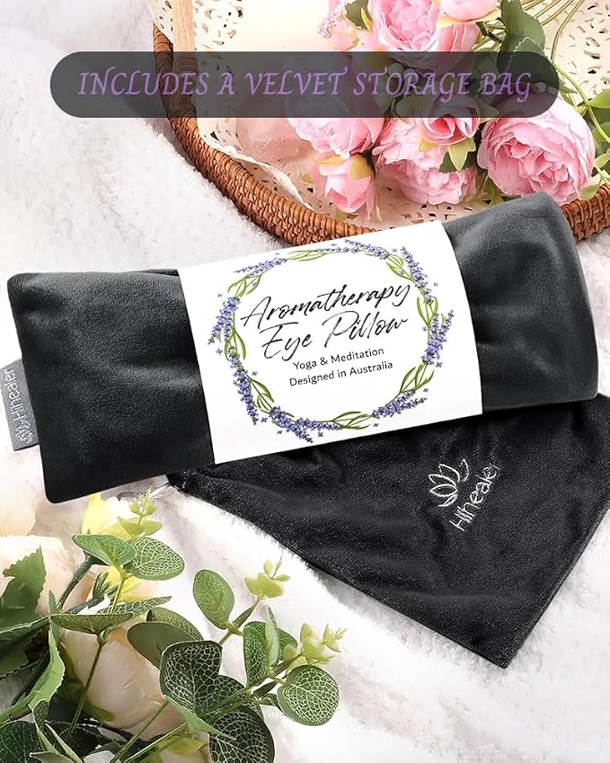 Lavender Eye Pillow for Relaxation, Sleep – Weighted Eye Mask for Headache - Image 8
