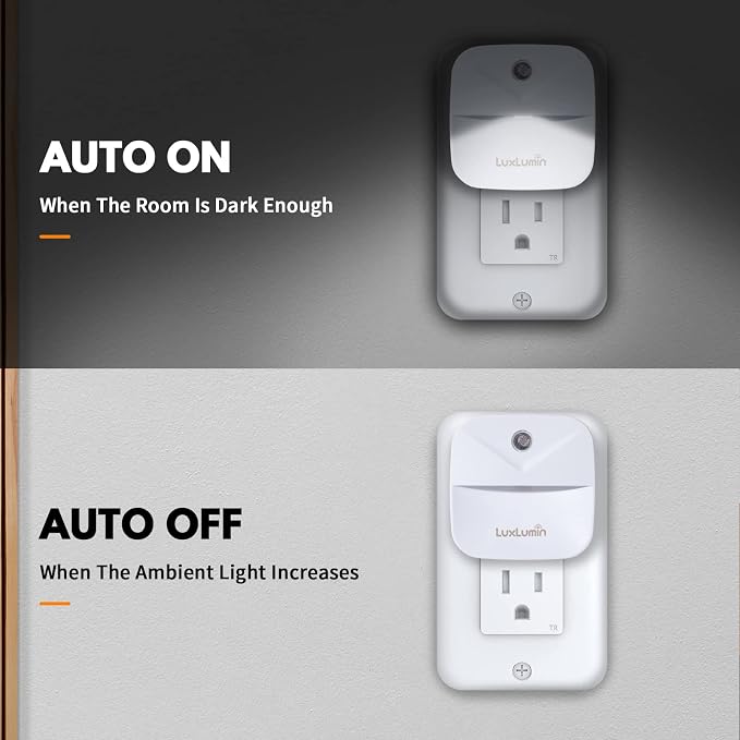 LuxLumin LED Night Lights Plug into Wall - Image 2