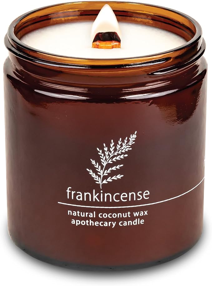 Hemlock Park Crackling Wood Wick Candle Handcrafted by HemlockPark