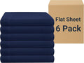 ZPECC Bulk Flat Sheets Only Queen Size 6 Pack, Easy Sort Top Bed Sheet by by ZPECC-ABrandThatHasBeenFocusedOnBabyProductsFor18Years