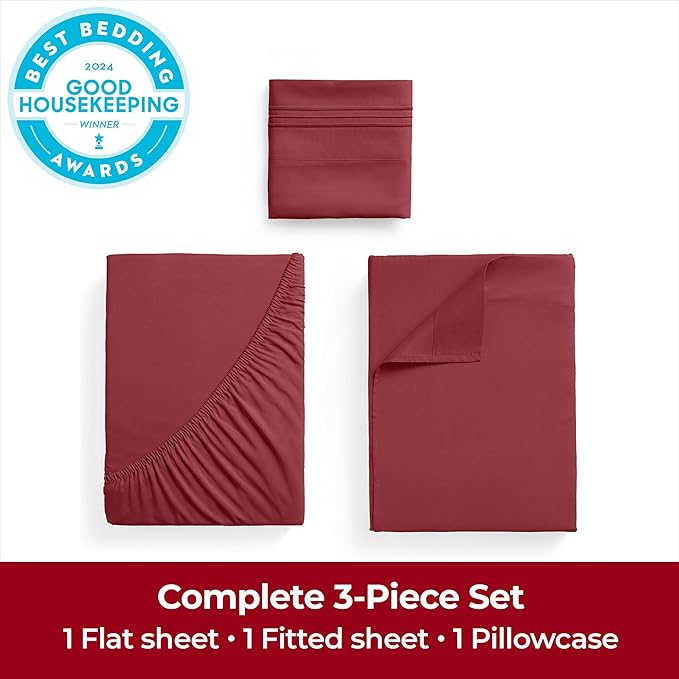 Mellanni Extra Deep Twin Sheets - Image 4