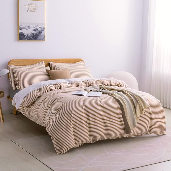 JELLYMONI Full Duvet Cover Set, Cotton Duvet Cover 3 Pieces - Image 2