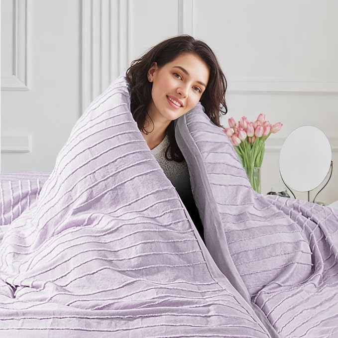 NEXHOME PRO Duvet Cover Full, 3 Pieces Boho Tufted Duvet Cover Set, Soft and - Image 5
