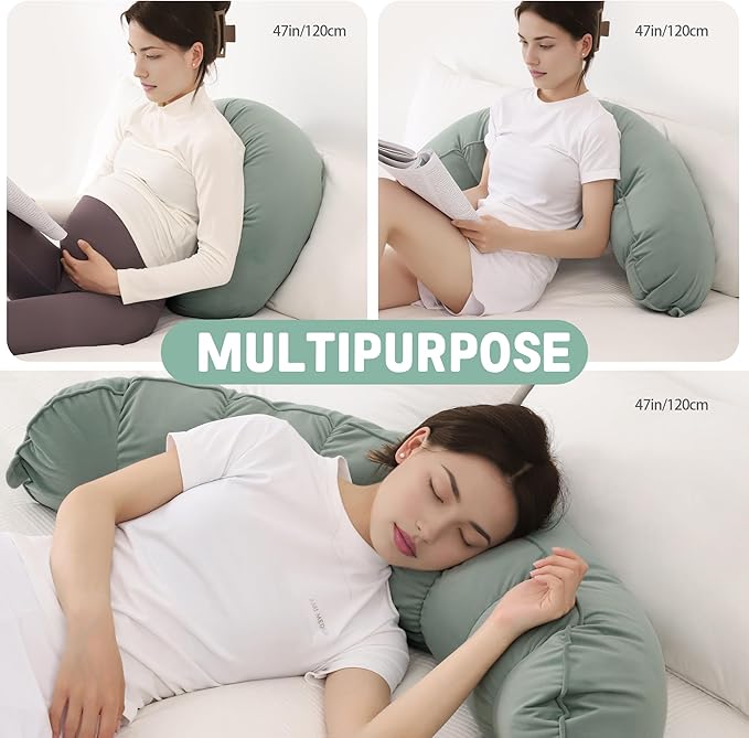 Peallow – Long Round Body Pillow - Image 6
