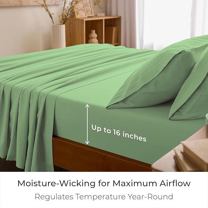 Mellanni California King Sheets Set - Image 4