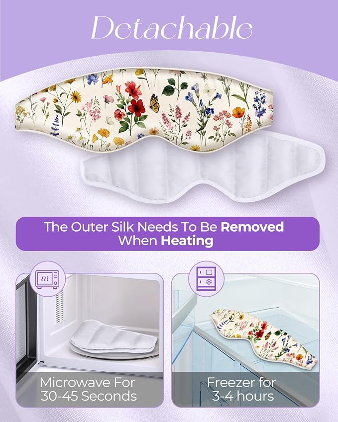 Miss Adola Silk Weighted Eye Mask - Image 3
