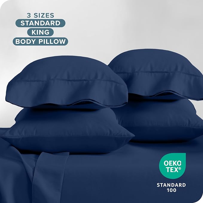 Bare Home Microfiber King Size Pillowcases - Image 6