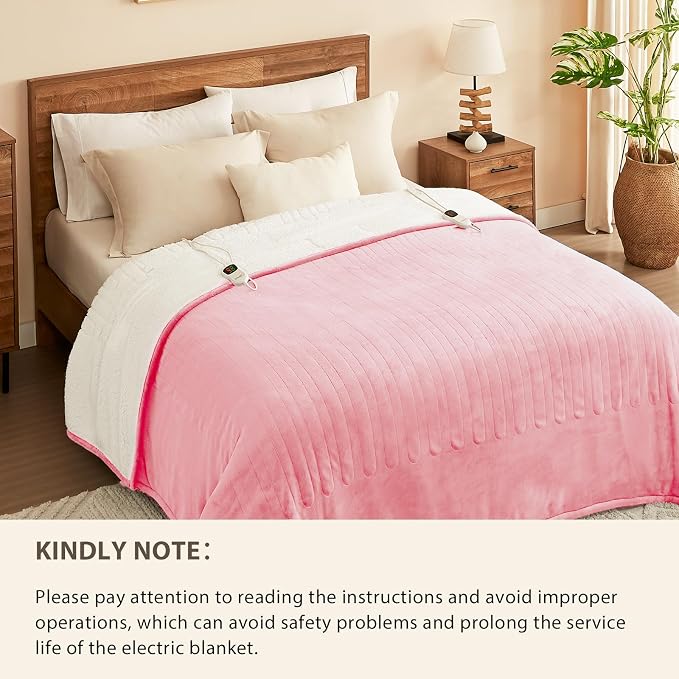 Homemate Electric Heated Blanket Queen - Image 8