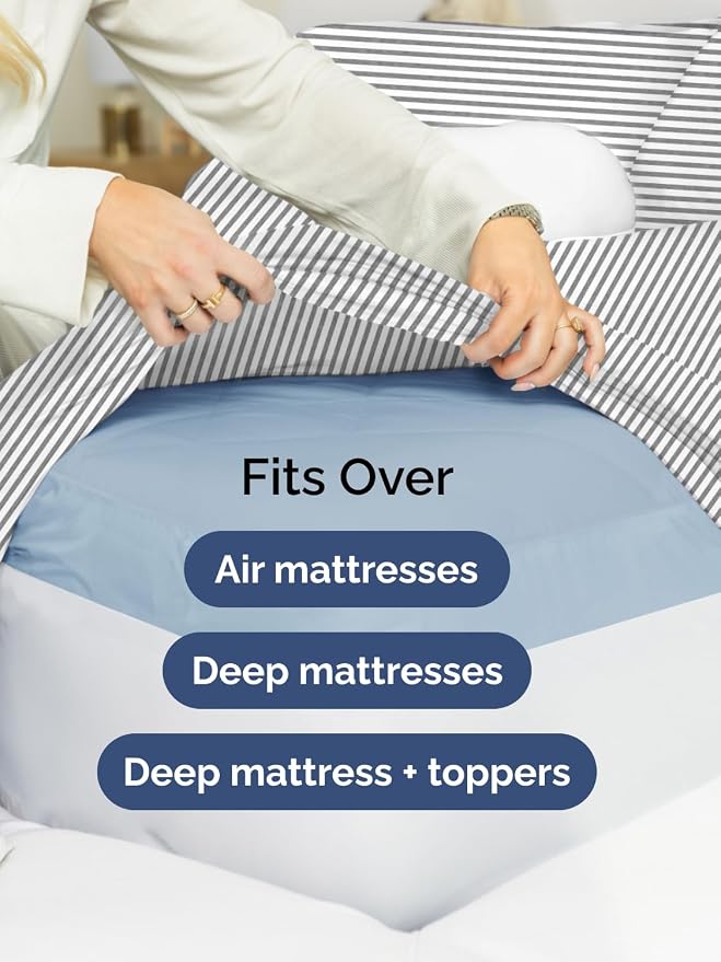 Extra Deep Split King Fitted Sheet - Image 6