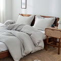 Simple&Opulence 100% Linen Duvet Cover Set 3pcs Basic Style Natural French by SimpleOpulence