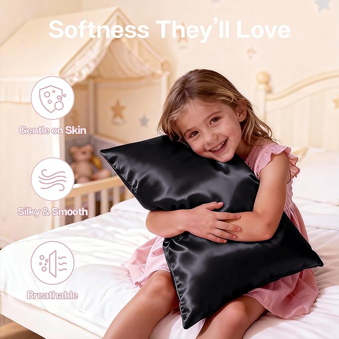 MR&HM Satin Pillowcase for Hair and Skin, Silk Satin Pillowcase 2 Pack - Image 3