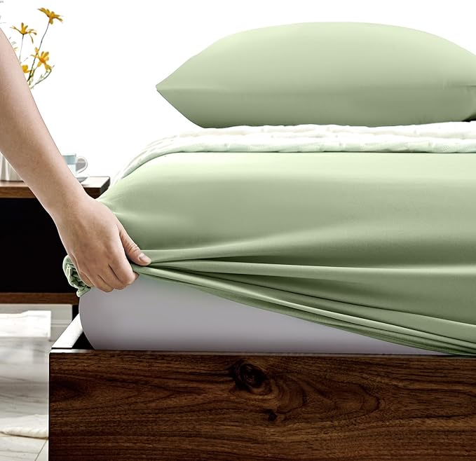 FreshCulture Full Fitted Sheets, Bulk Pack of 6, Deep Pocket, Soft Microfiber - Image 3