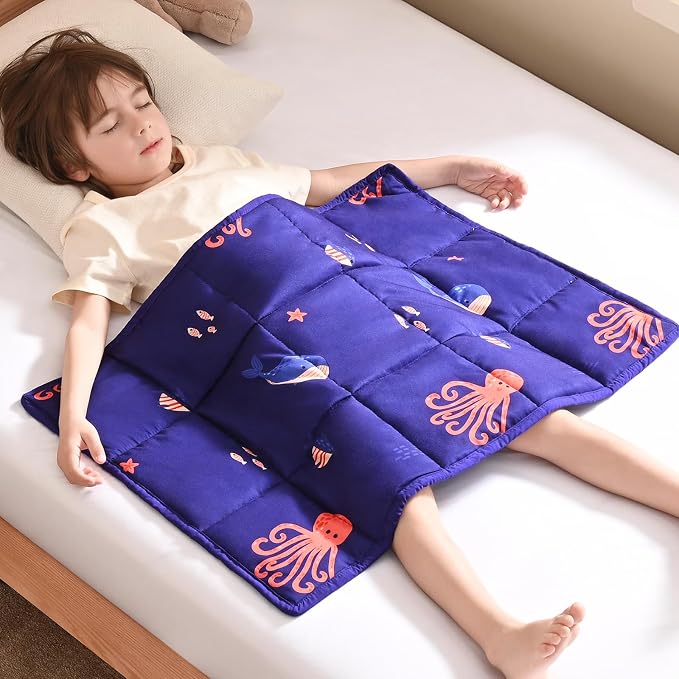 anfie Weighted Lap Pad 2 Pounds, Weighted Blanket Kids Cooling Blanket by anfie