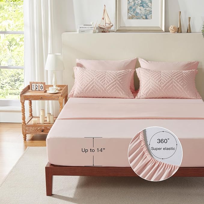 Zzlpp Queen Comforter Set 7 Pieces, All Season Boho Bedding Sets - Image 6