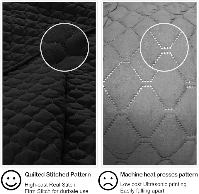 HORIMOTE HOME Quilt Set Queen Size, Soft Coverlet Set Lightweight Microfiber - Image 5