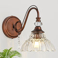 1 Piece Vintage Wall Sconce, 1-Light Matte Antique Red Bronze Finish Wall Sconce by Unknown