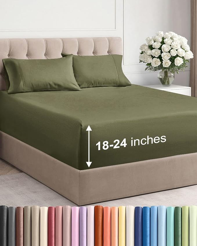 Extra Deep Twin Sheet Set by CGKUnlimited