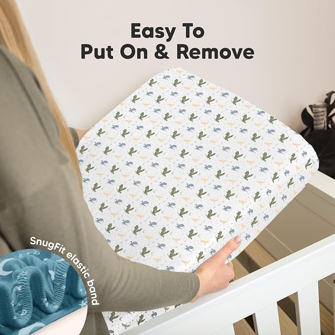 KeaBabies 2-Pack Organic Crib Sheets - Image 6
