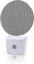 Night Lights Auto Sensor Gray Pinstripes Night Light Woven Denim Striped Round by Home+L6