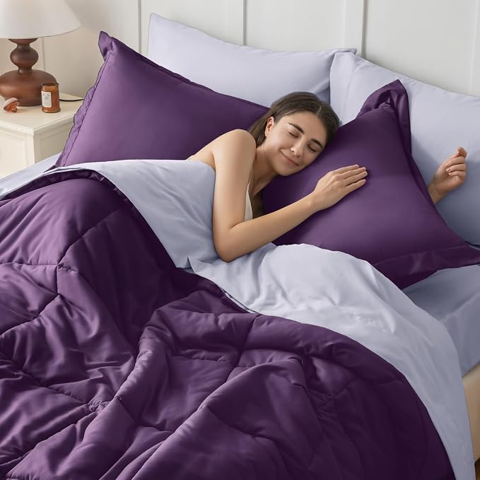 JOLLYVOGUE King Comforter Set, Ultra-Soft Bed in a Bag King Size 7 Pieces - Image 7
