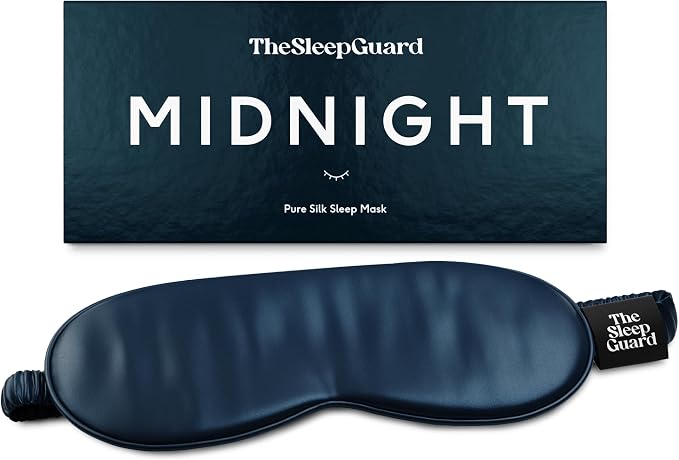 TheSleepGuard Pure Silk Sleep Mask Light Blocking Travel Essentials. Eye Masks by TheSleepGuard