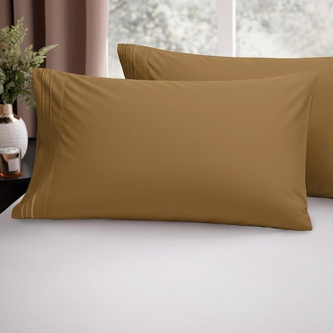 Elegant Comfort Luxury Ultra-Soft 2-Piece Pillowcase Set - Image 2