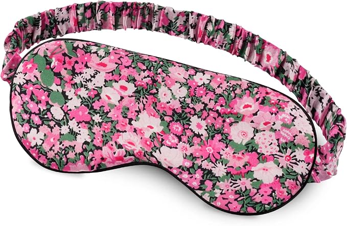 OLESILK 100% Natural Mulberry Silk Sleep Eye Mask Block Out Light, Fashion by OLESILK
