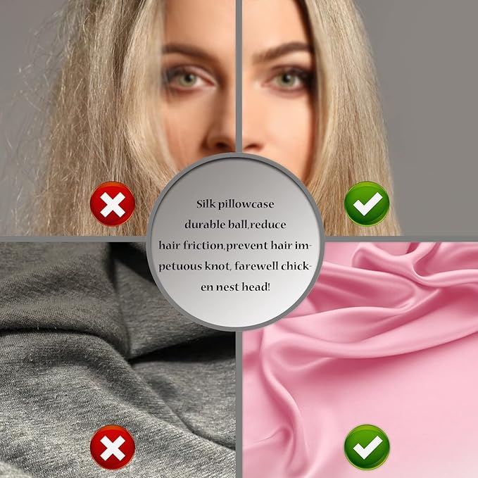 Mulberry Silk Pillowcase for Hair and Skin Standard Size 20"X 26" Pillow Case - Image 5