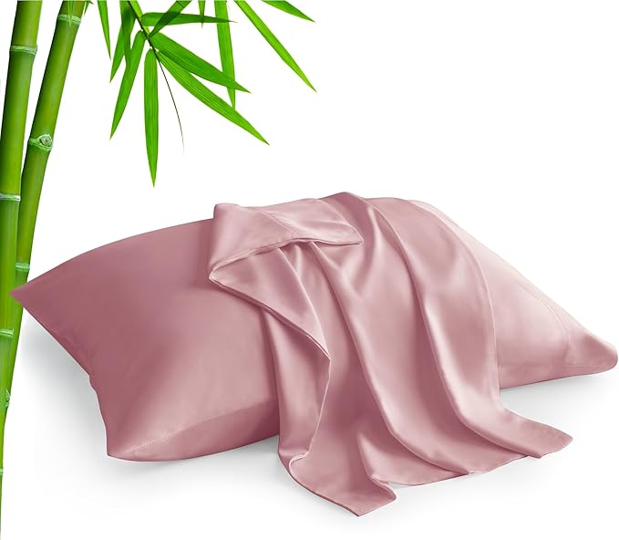 BEDELITE Pillow Cases Standard Size Set of 2, Rayon Derived from Bamboo by BEDELITE