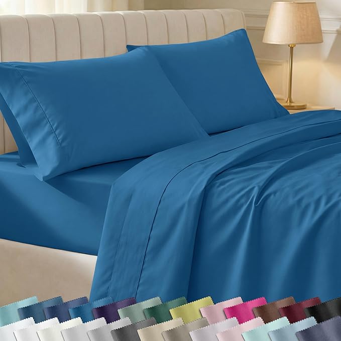 California Design Den Soft Twin XL 100% Cotton Sheet Sets, 400 Thread Count by CaliforniaDesignDen