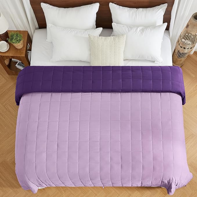 King Size Weighted Blanket for Adults Cooling Heavy Blanket for Sleeping - Image 7