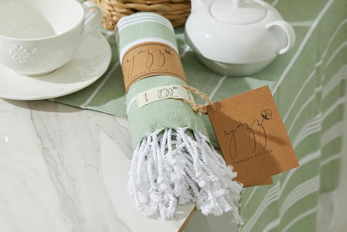 Hand Towels - Set of 2, Thin Light Compact Travel Towels, Cotton Turkish Hand - Image 6