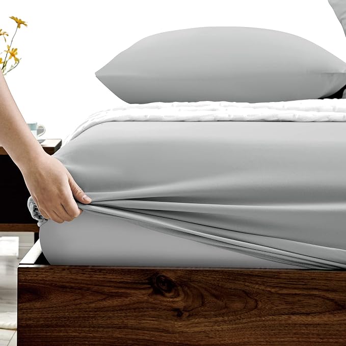 FreshCulture King Fitted Sheets, Bulk Pack of 6, Deep Pocket, Soft Microfiber - Image 3