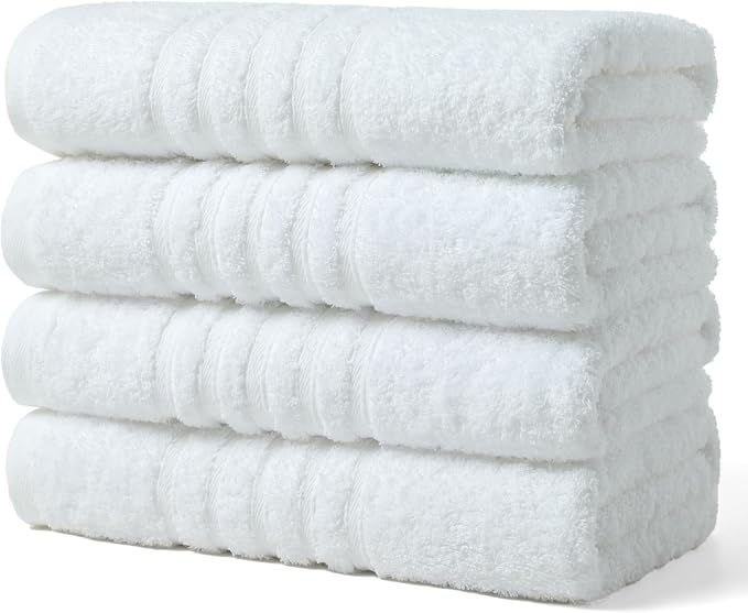 Aibaser Towels - Premium 100% Cotton Bath Towels Set, Lightweight and High by Aibaser