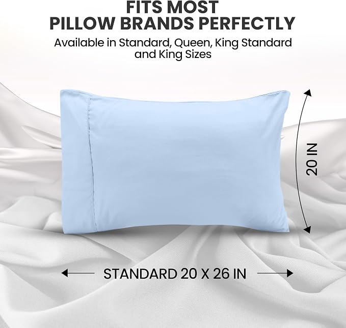 Utopia Bedding Pillow Cases Standard Size 2-Pack – Soft Brushed Microfiber – - Image 2