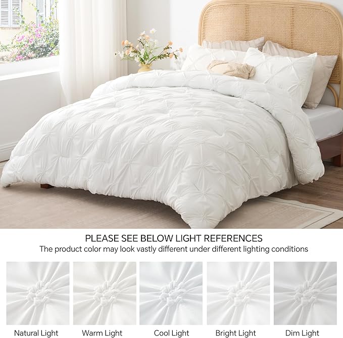 BEDELITE White Twin Comforter Set - Image 7